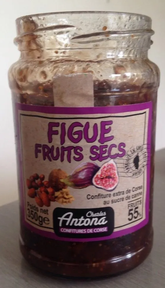 Confiture figue fruits secs