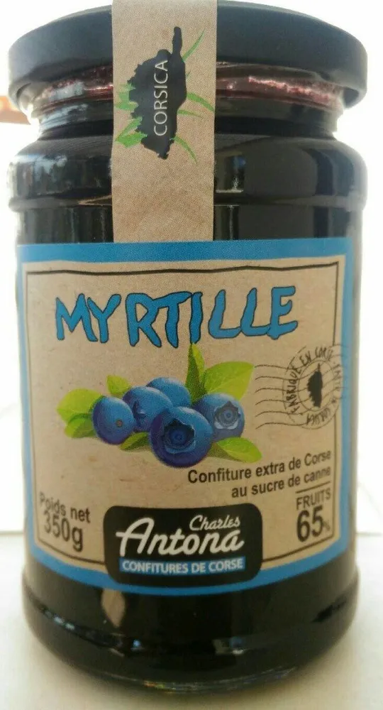 Myrtille - Confiture extra de Corse au sucre de canne