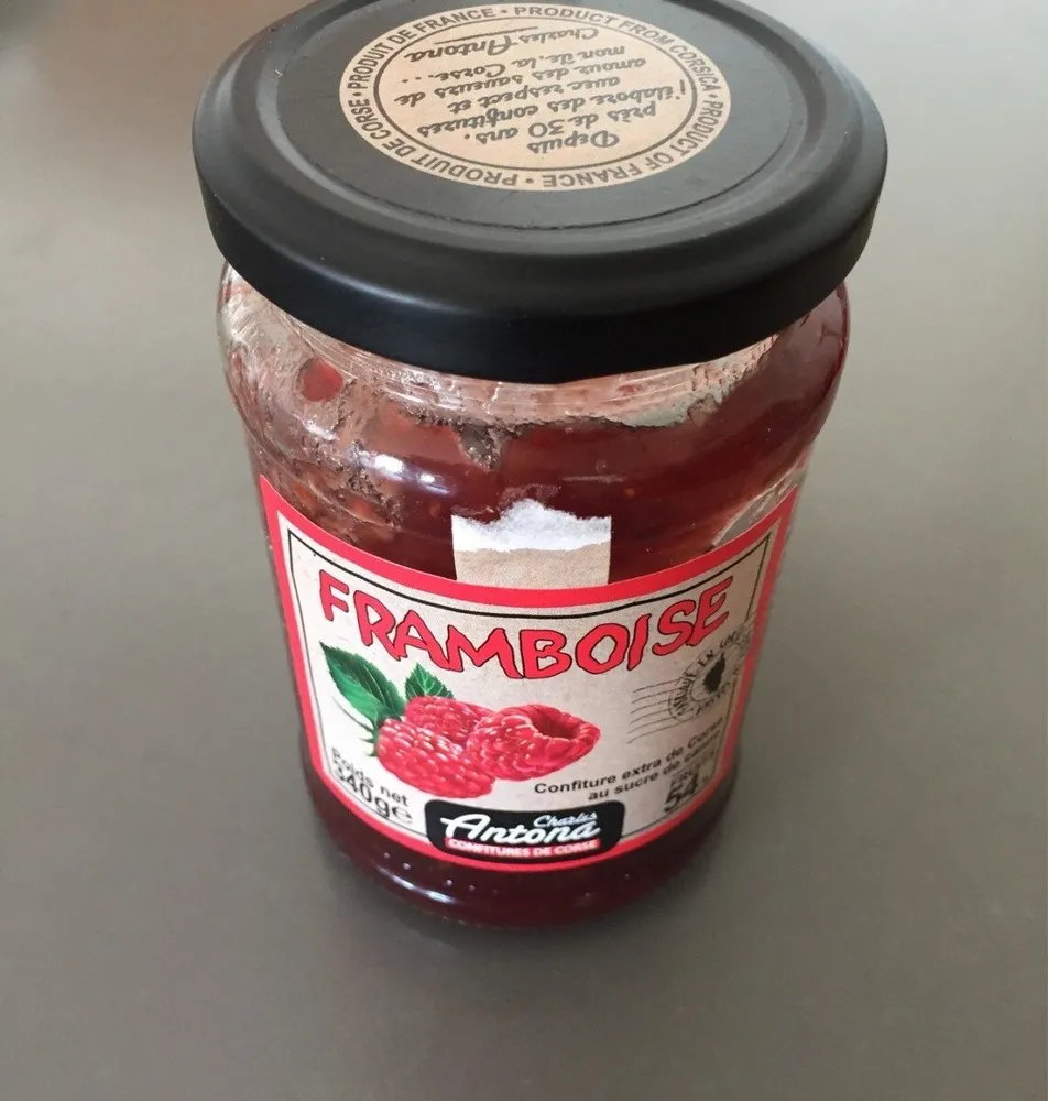 Confiture de framboise