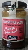 Confiture fraise abricot Charles Antona
