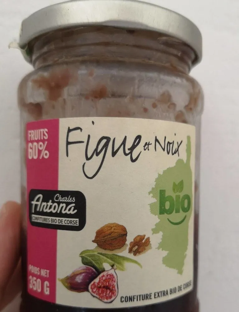 Confiture figue et noix