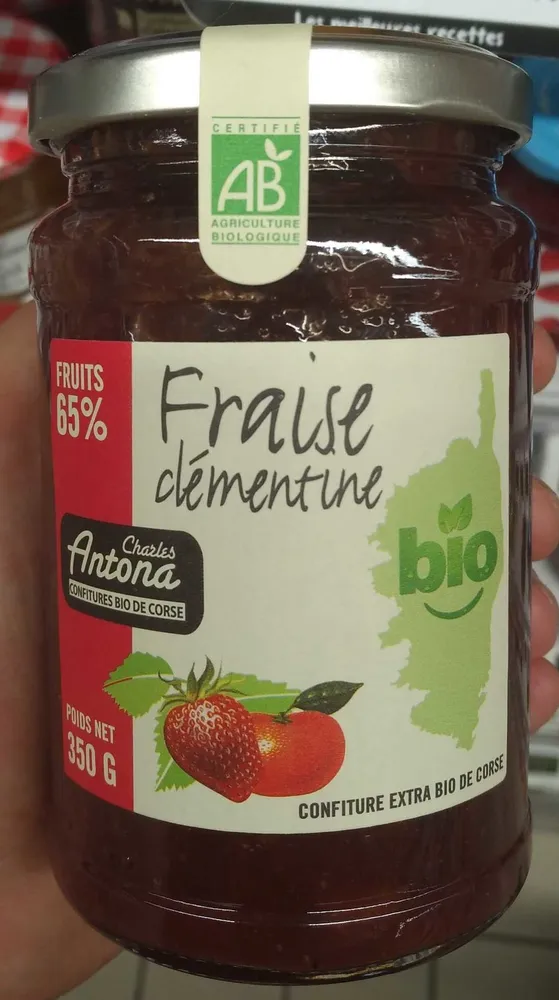 Confiture fraise clémentine