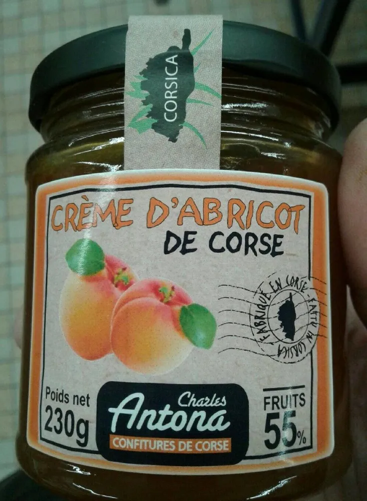Crème d'abricot de Corse
