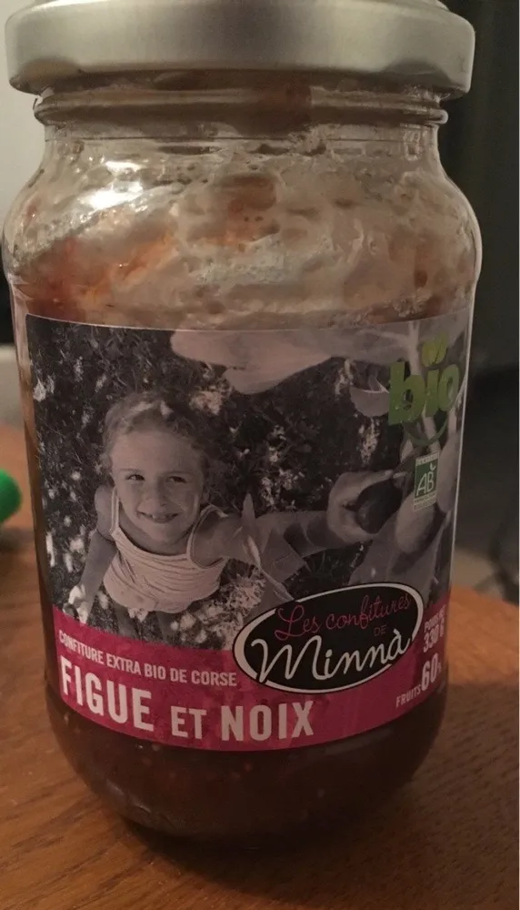 Confiture extra bio figue et noix