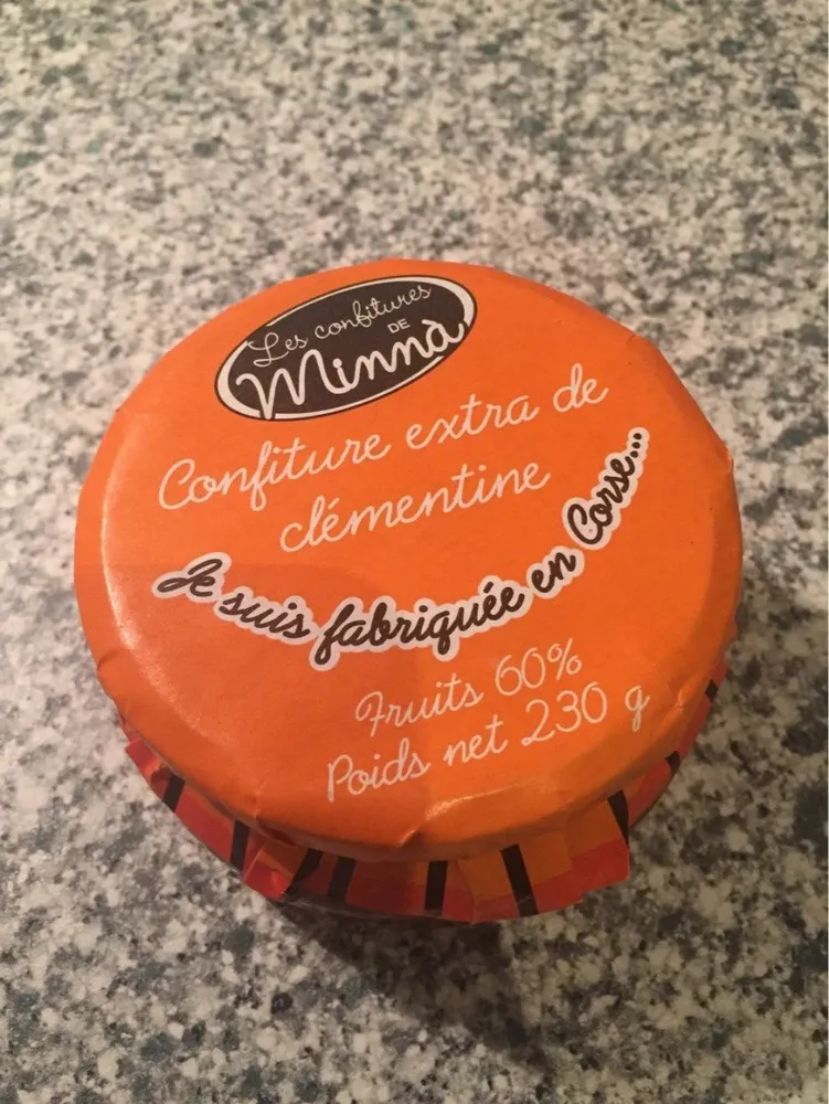 Confiture extra de clementine