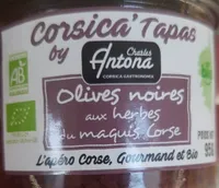 Olives noires corses tapas