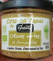 Corsica tapas Olives vertes et amandes