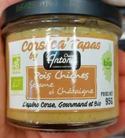 Corsica tapas pois chiches sésame et châtaigne