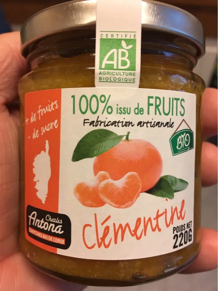 Clémentine 100% issu de fruits