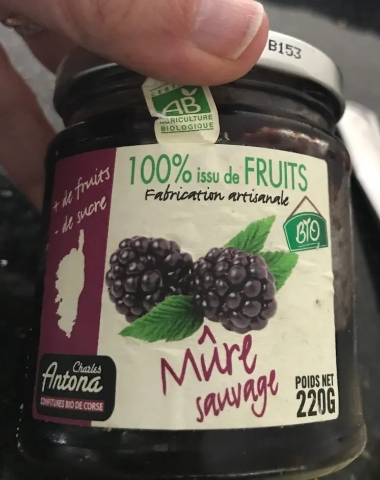 Confiture Mûre Sauvage