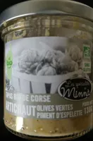 Tapas bio Corse artichaut olive piment