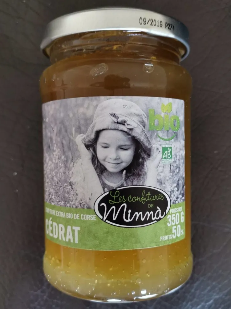 Confiture extra bio de Corse