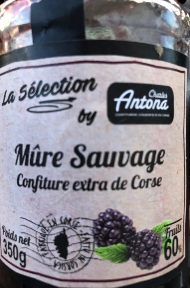 Confiture extra de Corse - mûre sauvage