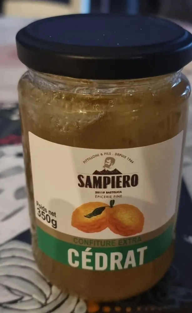 Confiture extra de cédrat de corse