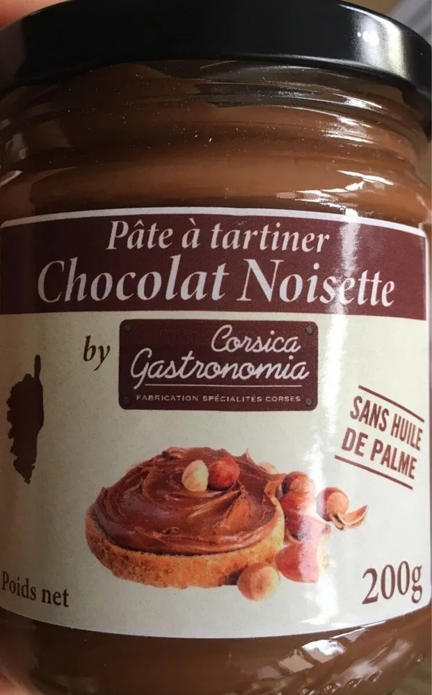 Pate a tartiner chocolat noisette