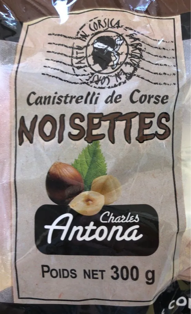 Canistrelli de Corse noisettes