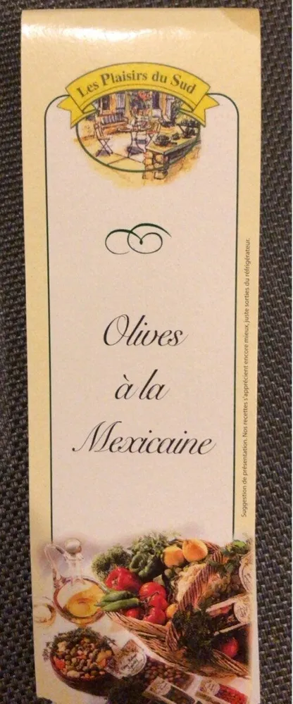Olives vertes denoyautes a la Mexicaine
