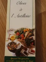 Olives vertes cassees a l'Antillaise