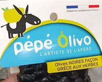 Olives NOIRES FAÇON GRÈCE AUX HERBES
