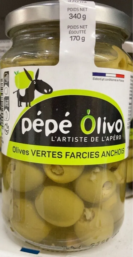 Olives vertes farcies anchois