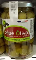 OLIVES VERTES FARCIES POIVRONS