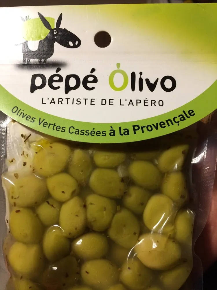 Olives vertes cassées à la provençale