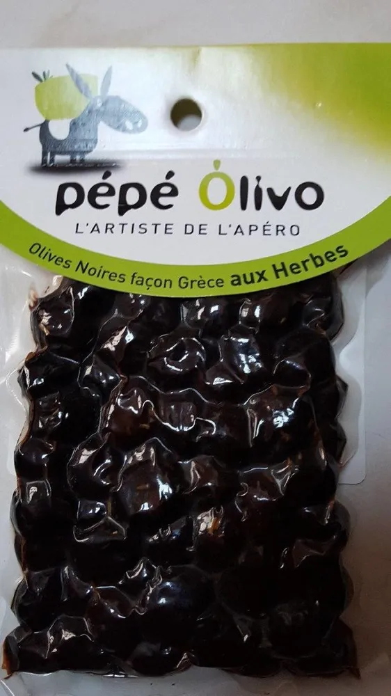 Olives noires façon Grèce aux herbes