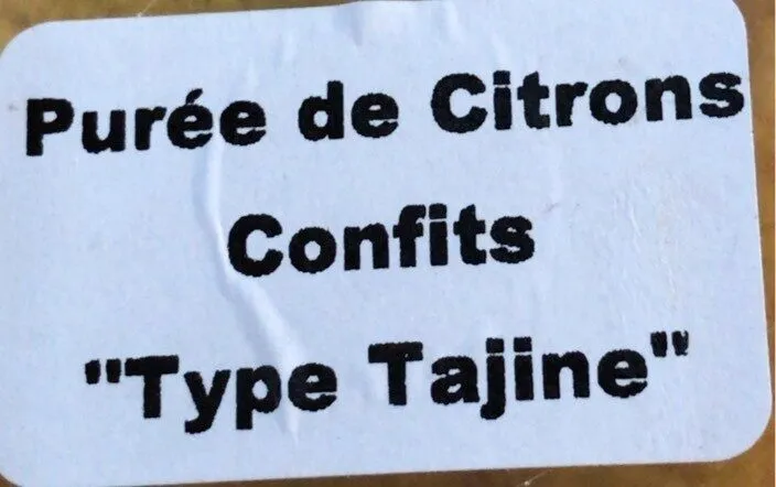 Puree citrons confits