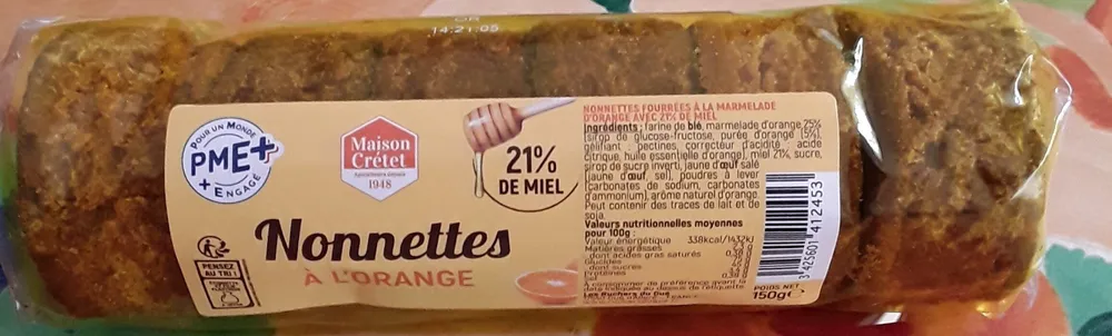 Nonnettes à l'orange🍊 et miel🍯🐝