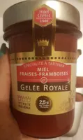 Gelée royal et miel fraises-framboises