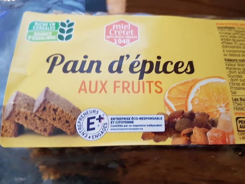 Pain d'épices aux fruits