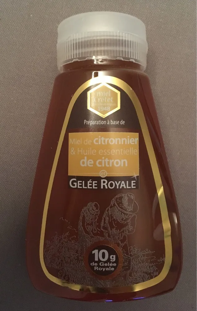 Miel de citronnier & huile essentielle et gelée royale