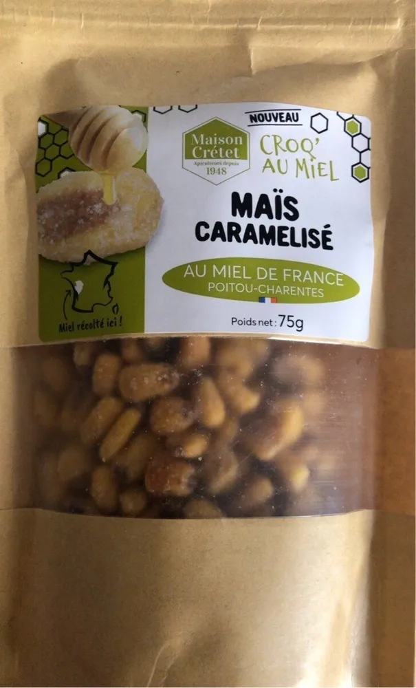 Mais caramelisé au miel