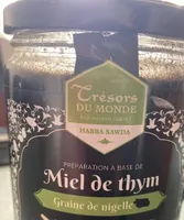 Miel de thym graine de nigelle