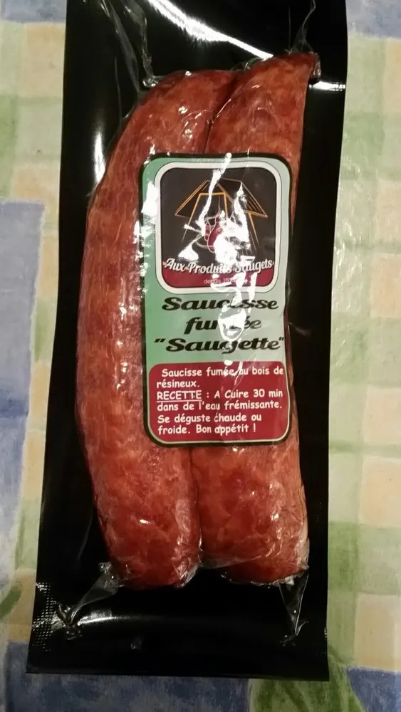 Saucisse fumée saugette