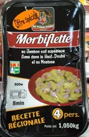 Morbiflette au jambon fumé cuit dans le Haut-Doubs