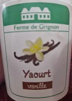 Yaourt vanille