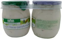 Yaourt fraise - pamplemousse