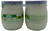 Yaourt brassé pêche orange douce