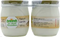 Yaourt au lait entier vanille