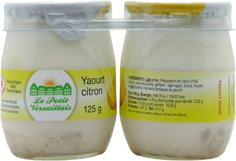 Yaourt au citron