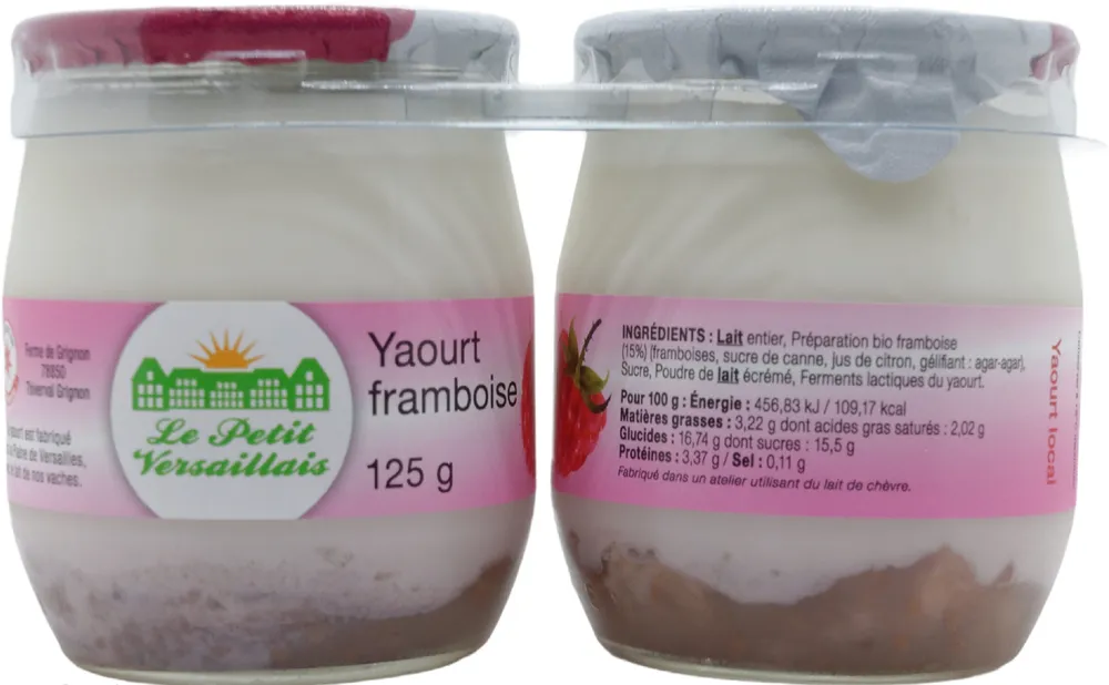 Yaourt à la framboise