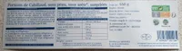 Portions de Cabillaud sans peau, sans arrete surgelees