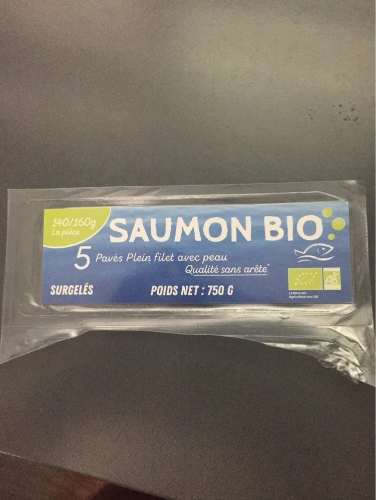 Pave saumon bio