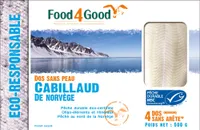 Dos sans peau Cabillaud de Norvège MSC