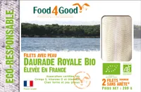 Filets avec peau de Daurade Royale BIO élevé en France