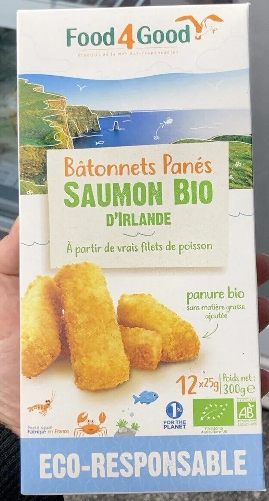 Batonnets panes saumon bio d’Irlande
