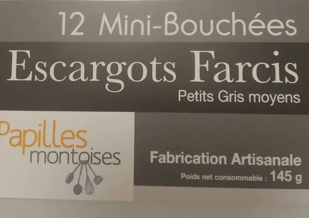Escargots Farcis - 12 mini bouchées