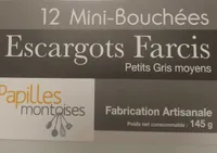 Escargots Farcis - 12 mini bouchées
