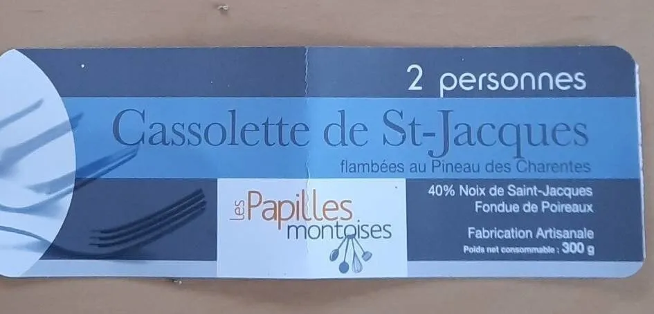 Cassolette de St-Jacques